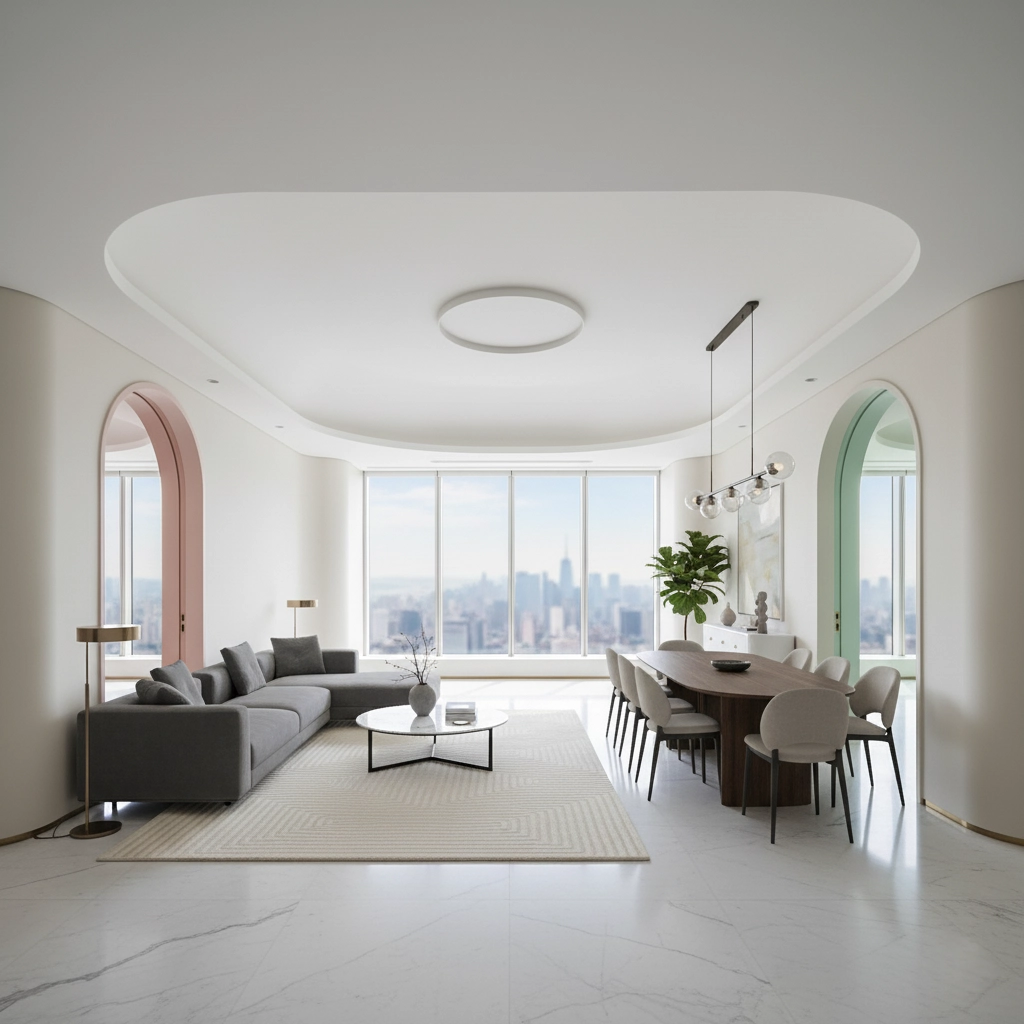 dining-room staged in modern style